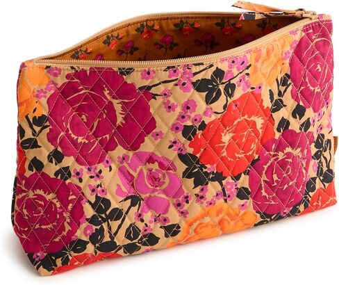 Vera Bradley Premium Cotton Large Pouch, Daffodils in Saudi Arabia