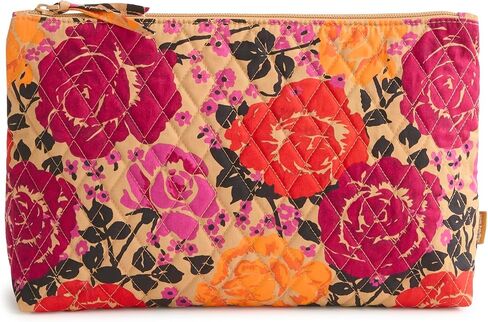 Vera Bradley Premium Cotton Large Pouch, Daffodils in Saudi Arabia