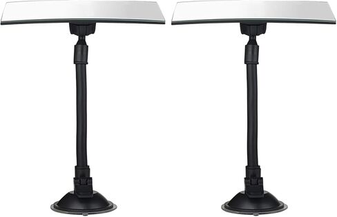 Garneck 7 "View View Mirror - مرآة عالية الوضوح مرآة صافية للسيارات الداخلية - كوب شفط تصاعد الزاوية العريضة مرآة الخلفية in Kuwait