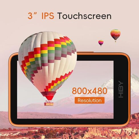 HiBy R1 HiFi MP3 Player with Bluetooth 5.1 Hi-Res Audio Certified DSD 256 Native Tidal Qobuz Player MSEB Tuning 3"Touchscreen 2TB Expanded Memory（Value Set） in Saudi Arabia