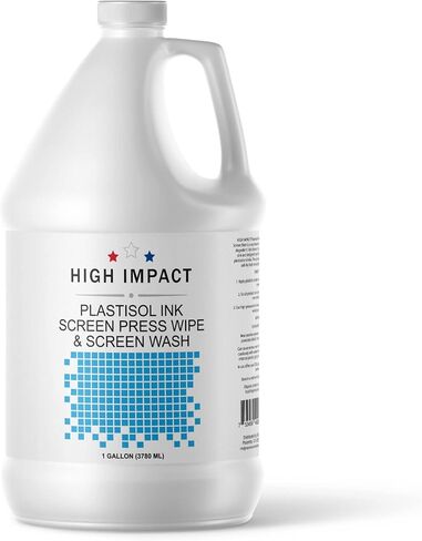 Plastisol Screen Wash by High Impact - in-Sink and On Press Screen Wash Ink Degradant and Cleaner for Screen Printing Inks - Designed to Remove Plastisol Ink- Made in USA - 32 fl oz (Pack of 1) in Kuwait