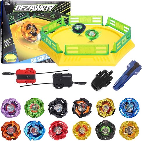 Stadium X Battle Set, 2 Spinning Tops, 2 Launchers and Arena Featuring X Acceleration Rail, Birthday Gift Toys for Boys Aged 6+ Years Old in Saudi Arabia