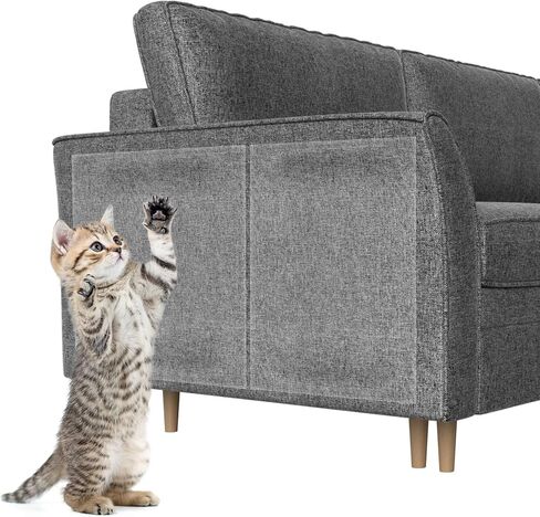 XMZCYMyo Anti Cat Scratch Furniture Protectors, 10 PCS Cat Scratch Deterrent Tape, Couch Corner Protectors for Cats in Saudi Arabia