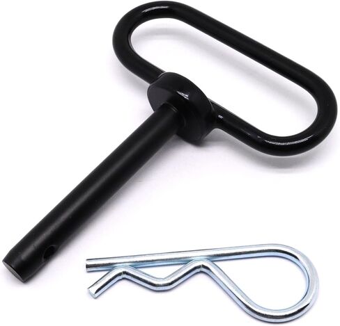 Hitch Pin 2 Pcs, 3/4 x 6-1/2 inch Tractor Towing Hitch Pin and Clip, Red Handle Trailer Hitch Pin Gate Pins for Towing RV, Truck, Boat, Car, Tractor (3/4x6-1/2) in Saudi Arabia