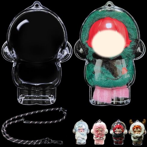 حالة واقية لدمع لابو ، واضحة البلاستيك شاشة نمط الوقاية غطاء واقية PVC BAG مربع معلق مع سلسلة المفاتيح ، والوقوف in Kuwait