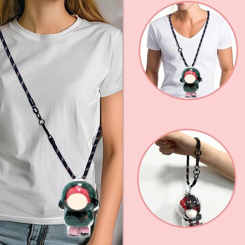 حالة واقية لدمع لابو ، واضحة البلاستيك شاشة نمط الوقاية غطاء واقية PVC BAG مربع معلق مع سلسلة المفاتيح ، والوقوف in Kuwait