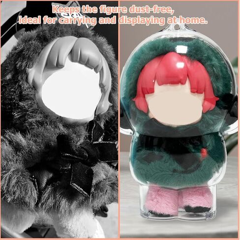 حالة واقية لدمع لابو ، واضحة البلاستيك شاشة نمط الوقاية غطاء واقية PVC BAG مربع معلق مع سلسلة المفاتيح ، والوقوف in Kuwait