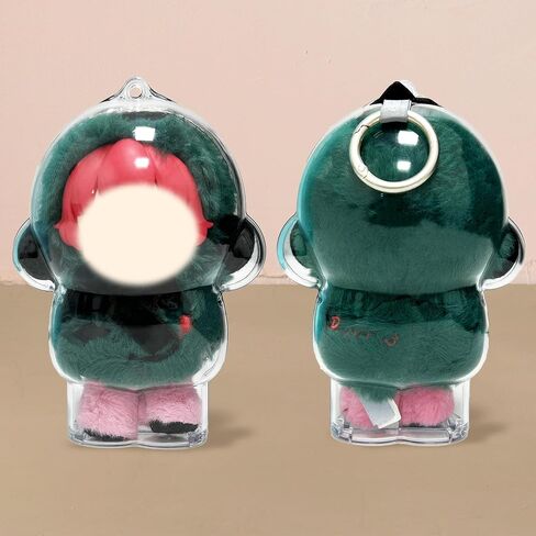 حالة واقية لدمع لابو ، واضحة البلاستيك شاشة نمط الوقاية غطاء واقية PVC BAG مربع معلق مع سلسلة المفاتيح ، والوقوف in Kuwait