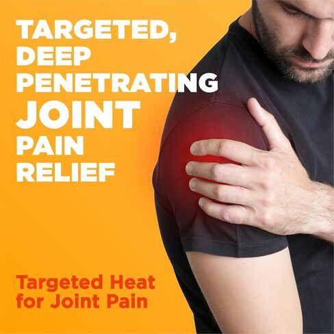 ThermaCare Arthritis Heat Wraps – Targeted Joint Pain Relief for Hands, Wrists & Knees – 8-Hour Therapeutic Heat Therapy, Flexible, Discreet & Portable – Drug-Free, (6 Count) in Kuwait