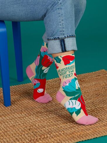Blue Q Women's Funny Novelty Crazy Crew Socks with Sayings in Saudi Arabia