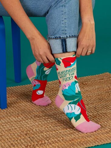 Blue Q Women's Funny Novelty Crazy Crew Socks with Sayings in Saudi Arabia