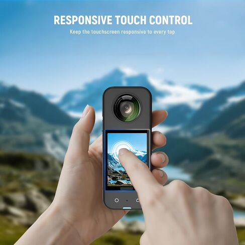 Neewer X4/X5 Screen Screen Protector Accorties Kit (2 Pack) متوافق مع Insta 360 X5 Insta360 X4 Action Camera ، 9H HD Anti Cratgle Glass Touchscreen Film ، CA146 in Saudi Arabia
