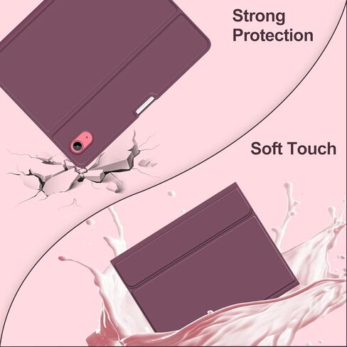 aMZCaSE لجهاز iPad الجيل العاشر مع لوحة مفاتيح 10.9 بوصة (2022)، حافظة لوحة مفاتيح بإضاءة خلفية 7 ألوان، غطاء لوحة مفاتيح لاسلكي قابل للفصل مع حامل أقلام لجهاز iPad الجيل العاشر الجديد، وردي فاتح in Kuwait