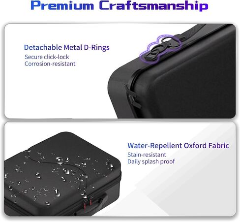 Gaekol All in One Carrying Case for Nintendo Switch 2(2025), Waterproof Large Hard Travel Storage Bag for Switch 2, Pro Controller, Joy-Cons Grip, Dock, 18 Game Card Slots and Accessories, Grey in Saudi Arabia