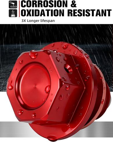 دراجة نارية الترباس استنزاف الزيت المغناطيسي مع CNC الغسالة المسحوقة من النحاس الأحمر لـ CRF110F CRF110 CRF 110 Dirt Pit Pike Red in Saudi Arabia