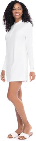Coolibar UPF 50+ نساء Biscayne Ruche Swim Top - Sun Protection in Saudi Arabia