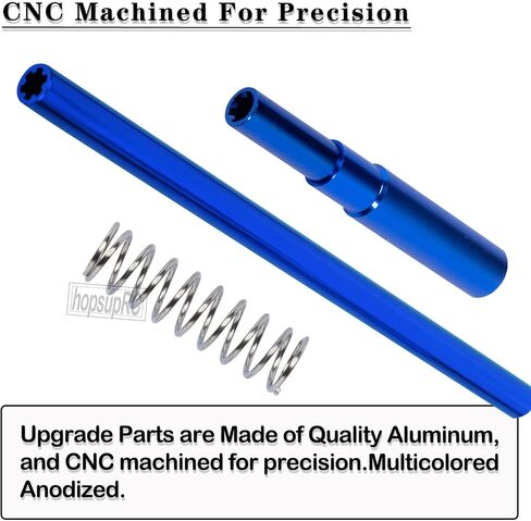Aluminum Center Drive Shaft CVD Upgrades Part for 1/8 Mojave 4X4 4S BLX RC Car,Alloy Center Driveshaft Axles Hops Up,Replaces ARA311170 Red in Saudi Arabia