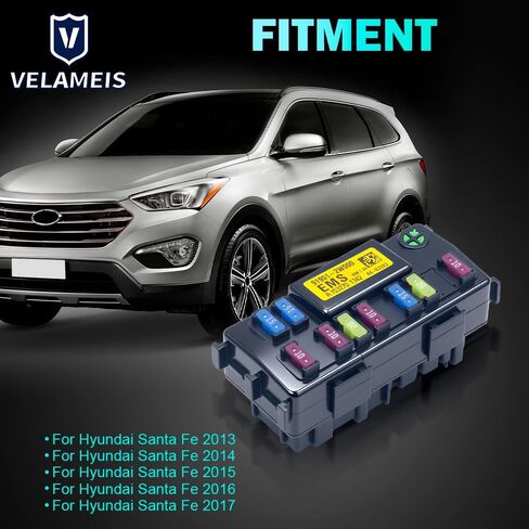 Engine Small Fuse Box Compatible for Hyundai Elantra 2014-2016 Black 919513X100 91951-3X100 in Saudi Arabia