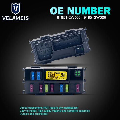 Engine Small Fuse Box Compatible for Hyundai Elantra 2014-2016 Black 919513X100 91951-3X100 in Saudi Arabia