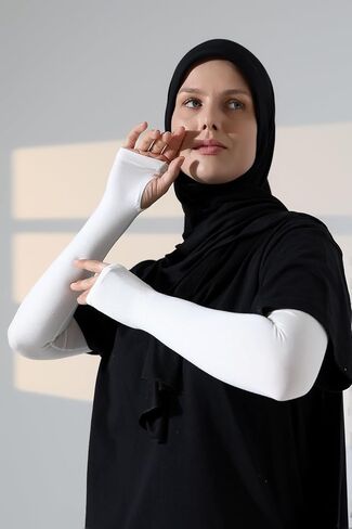 ihvan على الإنترنت ، أكمام الحجاب للنساء ، كم من الذراع الإسلامي للصلاة ، أكمام متواضعة للنساء لليئة لتغطية الذراعين in Saudi Arabia