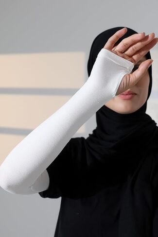 ihvan على الإنترنت ، أكمام الحجاب للنساء ، كم من الذراع الإسلامي للصلاة ، أكمام متواضعة للنساء لليئة لتغطية الذراعين in Saudi Arabia