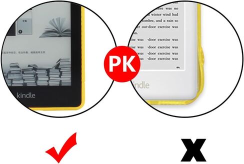 Case for All-New Kindle Paperwhite (12th Generation, 2024 Release) - Slim Fit TPU Gel Protective Cover Case for All-New Kindle Paperwhite E-Reader 7" (Raspberry) in Saudi Arabia