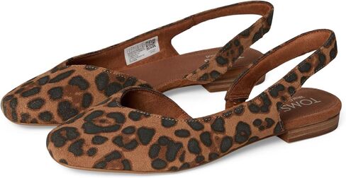 TOMS Womens Alene Slingback Flats Casual - Black in Saudi Arabia