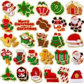 50PCS Preppy Cute Chenille Patches Self Adhesive Embroidered Rainbow Meteor Flower Heart Star Lighting Boho Stickers Sew on Repair Patches for Jackets Jeans Hats Backpacks in Kuwait