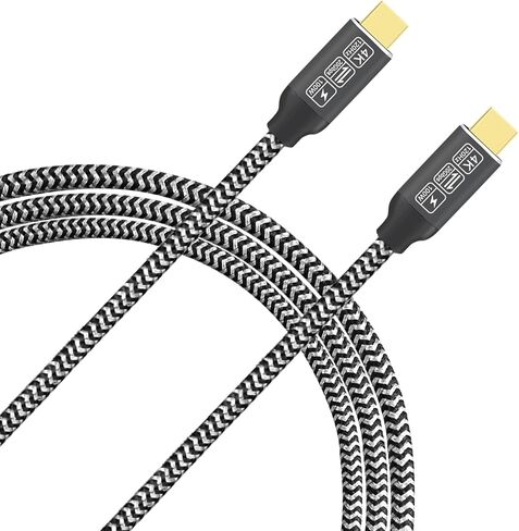 4K144Hz USB C20GBPS إلى USB C 3.1 نقل بيانات الكابلات Gen 2 ، 4K144Hz مراقبة مخرجات الفيديو Cable 100W PD الشحن السريع - الحجم الصغير ، لـ iPhone 15 ، MacBook ، iPad Pro 2020 in Kuwait