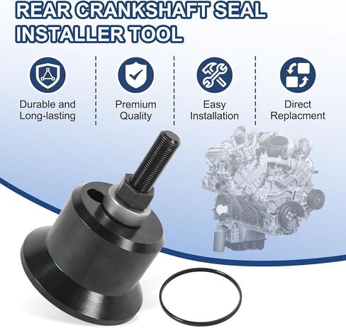 JDMSPEED 303-1514 6.7L Rear Crankshaft Seal Installer Tool Fits for 2011-2021 Ford Super Duty F250/F350/F450/F550 2016-2021 F650/F750 6.7L Power Stroke Diesel #Alt ST-137B in Kuwait