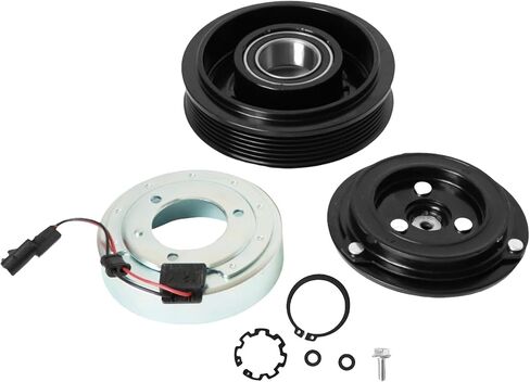 طقم القابض ضاغط AC ضاغط من أجل 02-14 Silverado 1500/2500/3500 HD ، 02-13 Silverado 1500/2500/3500 ، 2007 Silverado 1500 Classic/Silverado 2500 HD Classic ، Kit Clutch Assembly Kit application for 1805 in Kuwait