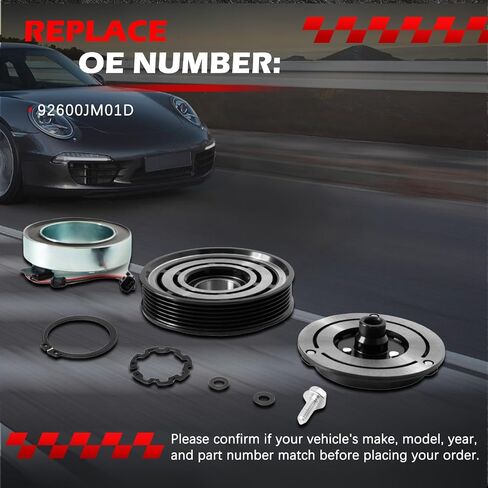 طقم القابض ضاغط AC ضاغط من أجل 02-14 Silverado 1500/2500/3500 HD ، 02-13 Silverado 1500/2500/3500 ، 2007 Silverado 1500 Classic/Silverado 2500 HD Classic ، Kit Clutch Assembly Kit application for 1805 in Kuwait