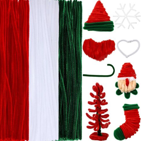 RoundFunny 150 Pcs 39 Inches Extra Long Pipe Cleaners Crafts, 6mm Pink Pipe Cleaners Bulk for DIY Art Projects Flower School Classroom Creative Supplies Wrapping Party Decorations in Saudi Arabia