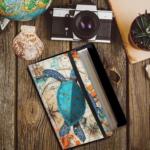 صور ألبوم 4 × 6 - 120 صورة تغطية جلدية بو ، ألبوم صغير لطيف مع فرقة مرنة قوية ، لألبوم كتاب عائلة عائلة الزفاف ، كات على رف الكتب in Kuwait
