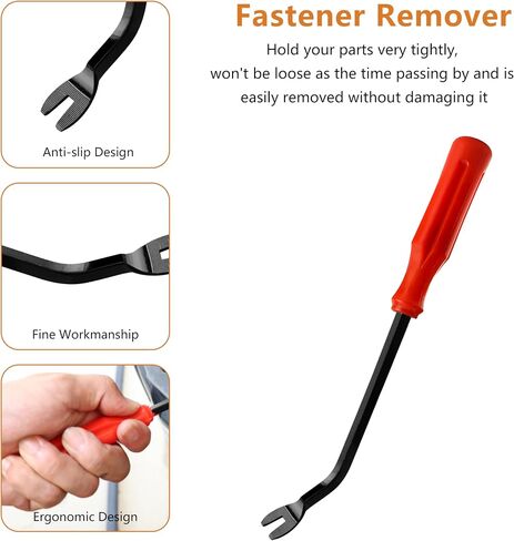 1301PCS Automotive Push Pins Car Car Clips Door Door Plany Trim Rivets Charsortment مع Residener Remover 41 Sister Car Pumper Fender Clips Housh for Honda Ford Toyota GM Chrysler BMW Benz Nissan Subaru in Kuwait