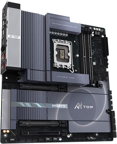 اللوحة الأم GIGABYTE Z890 AERO G Intel Core Ultra (السلسلة 2) LGA 1851، ATX، DDR5، 5xM.2، PCIe 5.0، Thunderbolt 4، WIFI7، Dual 2.5Gbe LAN، EZ-Latch in Kuwait