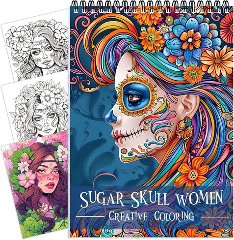Mandala Adult Coloring Book for Women,Coloring Book for Adults Relaxation,Spiral Bound Single-Sided Print Mindfulness Relaxing Gifts for Women to Stress Relief & Relieve Anxiety in Saudi Arabia