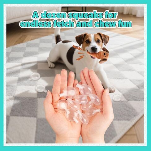 Squeakers for Dog Toys, 12pcs 30mm Replacement Dog Toy Squeakers in Kuwait