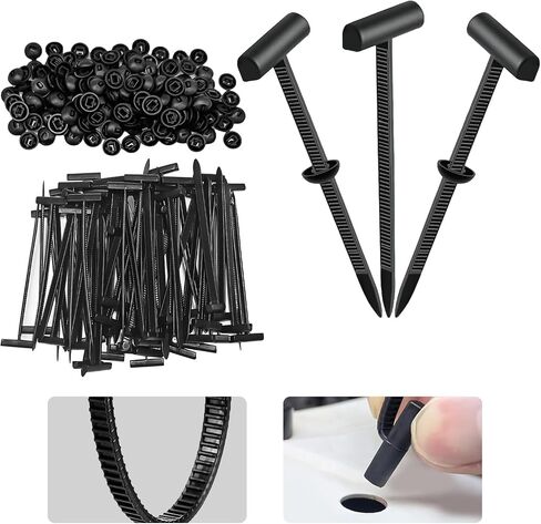 100pcs مشبك ربطة الكبلات العالمي من النايلون ، حامل روابط الرمز البريدي للخدمة الذاتية ، مشبك ربطة عنق الكابل ، مقاطع السيارات ، مثبت للسيارة اليومية للتثبيت التلقائي in Saudi Arabia