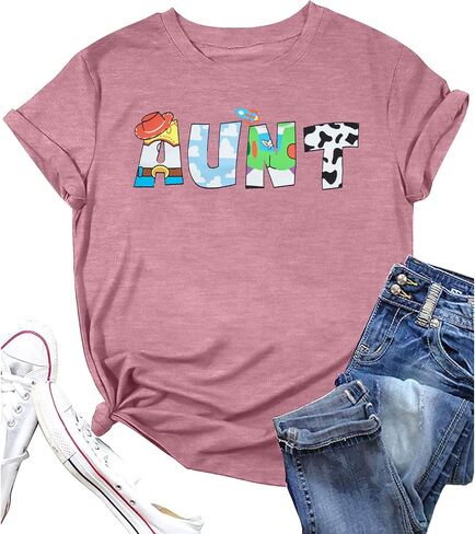 Toy Dad Shirt Toys Mom T-Shirts Funny Mama and Dada Shirts Matching Birthday Top Family Vacation Cartoon Tee in Saudi Arabia