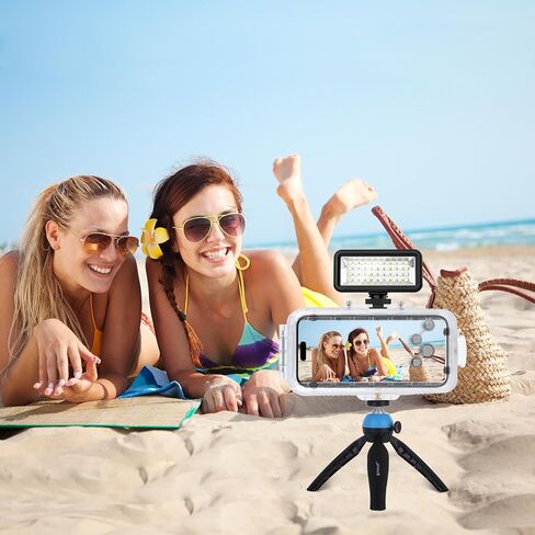 Phone 16 Pro Max /16 Pro Diving Case, Snorkeling Photography Waterproof Phone Cover 130FT/40M Operated Underwater Photo Video Housing (iPhone 16 Pro) Clear in Saudi Arabia