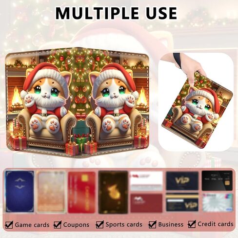 CARD BINDER 4 MOICETS ZIP TRADING CARD BINDER لـ 400 بطاقة ، موثق مجموعة PU مع الأكمام القابلة للإزالة لـ 50 صفحة ، ألبوم جامع محمول ، دفتر بطاقة لبطاقة اللعبة ، البطاقات الرياضية ، الهدايا in Kuwait