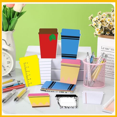 Thenshop 12 Set Back to School Teacher Gifts Funny Teacher Appreciation Sticky Notes Ballpoint Pen Notepad Self Adhesive Writing Thank You Gift Bulk for Women School Employee Classroom Office Supplies in Saudi Arabia