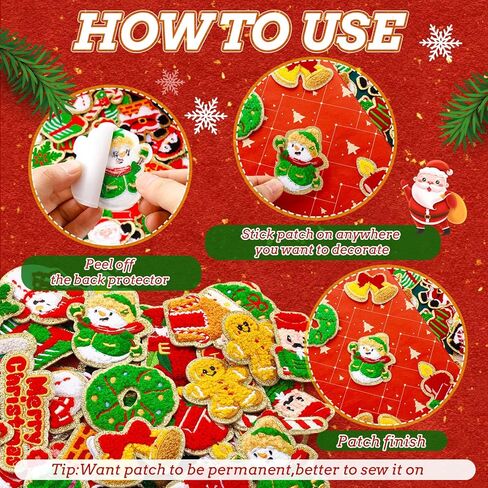 50PCS Preppy Cute Chenille Patches Self Adhesive Embroidered Rainbow Meteor Flower Heart Star Lighting Boho Stickers Sew on Repair Patches for Jackets Jeans Hats Backpacks in Kuwait