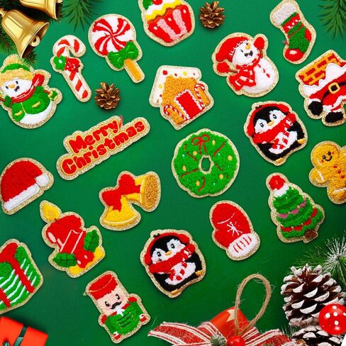 50PCS Preppy Cute Chenille Patches Self Adhesive Embroidered Rainbow Meteor Flower Heart Star Lighting Boho Stickers Sew on Repair Patches for Jackets Jeans Hats Backpacks in Kuwait