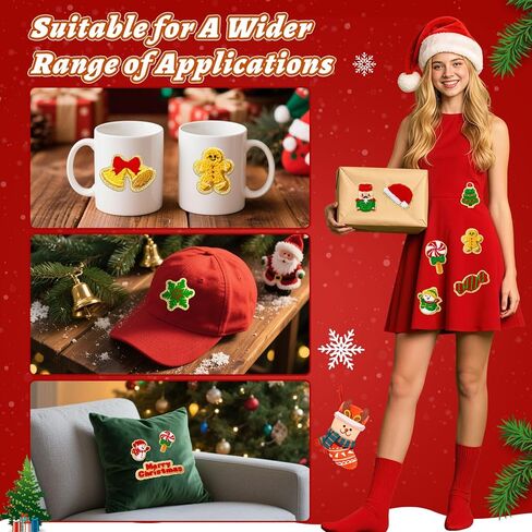 50PCS Preppy Cute Chenille Patches Self Adhesive Embroidered Rainbow Meteor Flower Heart Star Lighting Boho Stickers Sew on Repair Patches for Jackets Jeans Hats Backpacks in Kuwait