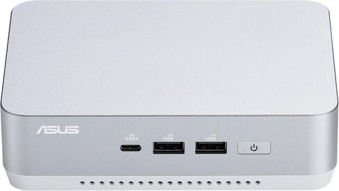 ASUS NUC 15 Pro+ Full System Mini PC with Intel Series 2 Core Ultra 5 225H, 16GB DDR5 RAM, 512GB SSD, Thunderbolt™ 4, Wi-Fi 7, Bluetooth 5.4, Win 11 Home, Toolless Silver Aluminum Chassis, VESA Mount in Saudi Arabia
