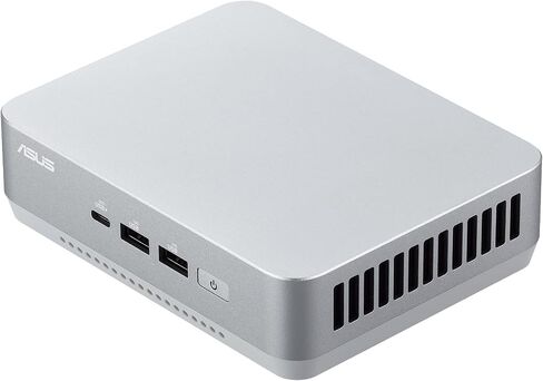 ASUS NUC 15 Pro+ Full System Mini PC with Intel Series 2 Core Ultra 5 225H, 16GB DDR5 RAM, 512GB SSD, Thunderbolt™ 4, Wi-Fi 7, Bluetooth 5.4, Win 11 Home, Toolless Silver Aluminum Chassis, VESA Mount in Saudi Arabia