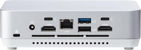 ASUS NUC 15 Pro+ Full System Mini PC with Intel Series 2 Core Ultra 5 225H, 16GB DDR5 RAM, 512GB SSD, Thunderbolt™ 4, Wi-Fi 7, Bluetooth 5.4, Win 11 Home, Toolless Silver Aluminum Chassis, VESA Mount in Saudi Arabia