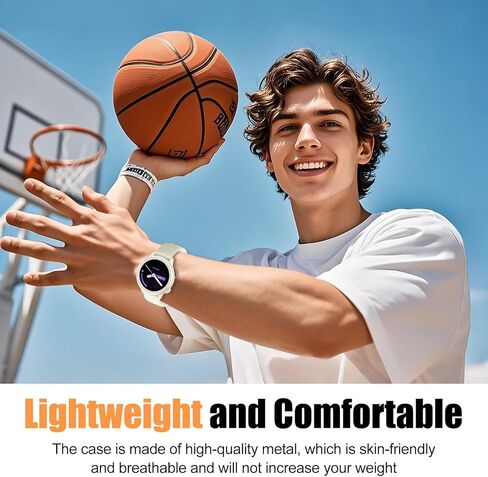 علبة Bearddo Metal لـ Garmin Vivoactive 6 Smartwatch ، 2 في 1 مديك من الفولاذ المقاوم للصدأ وغطاء خلفي مع إكسسوارات القماش التنظيف ، حالة وقائية مقاومة للصدمات الوعرة لـ 6 رجال نشطين رماديون داكن رماديون in Kuwait